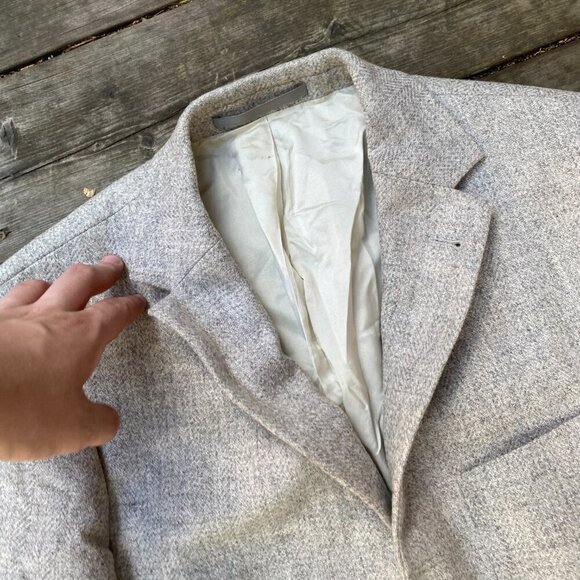 Hugo Boss Lambswool Micro Patterned Multipocket Jacket Large 098 - Picture 12 of 12